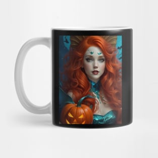 Red Halloween Beauty Mug